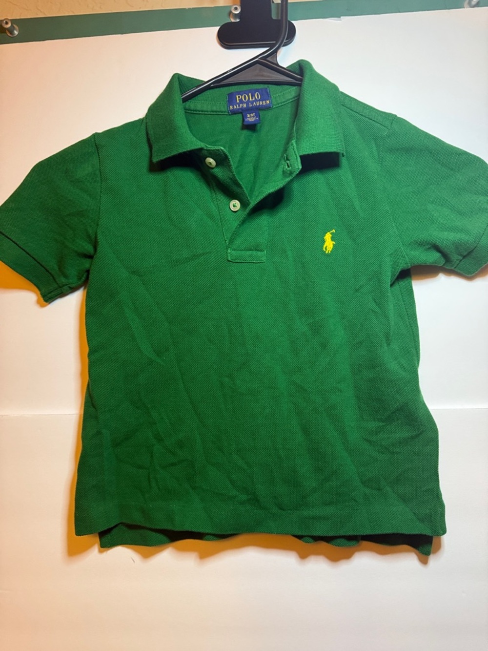 Polo Ralph Lauren Kids Green Classic Cotton Polo 3T